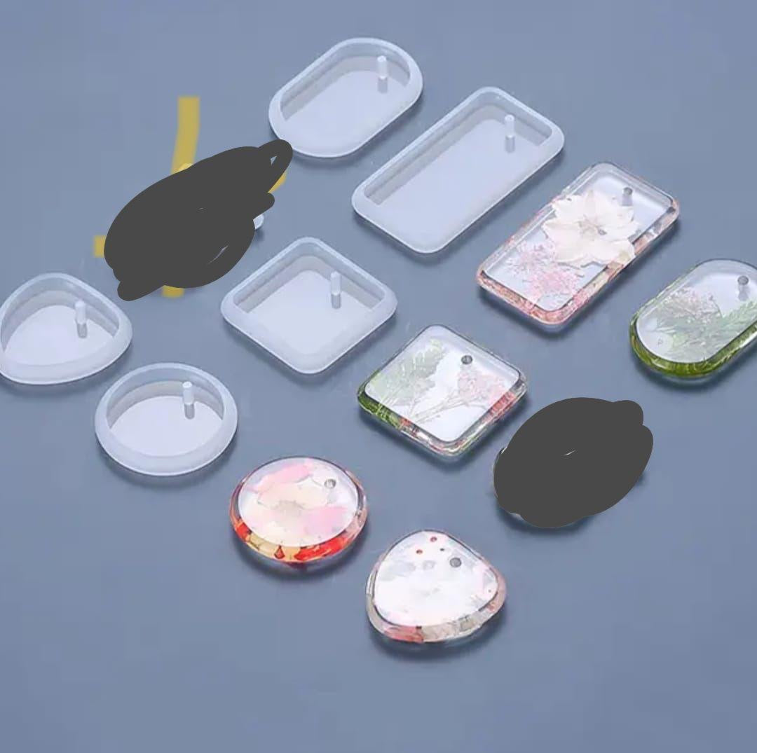 5 pieces jewelry mould set