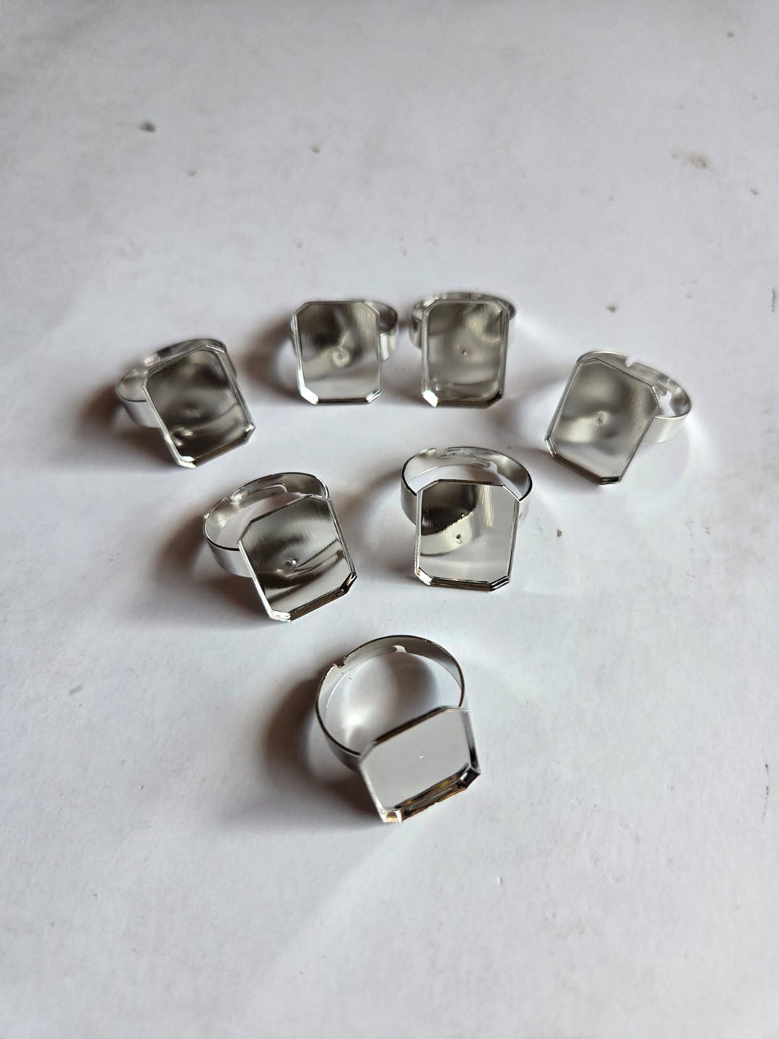 Finger ring bezel (silver)